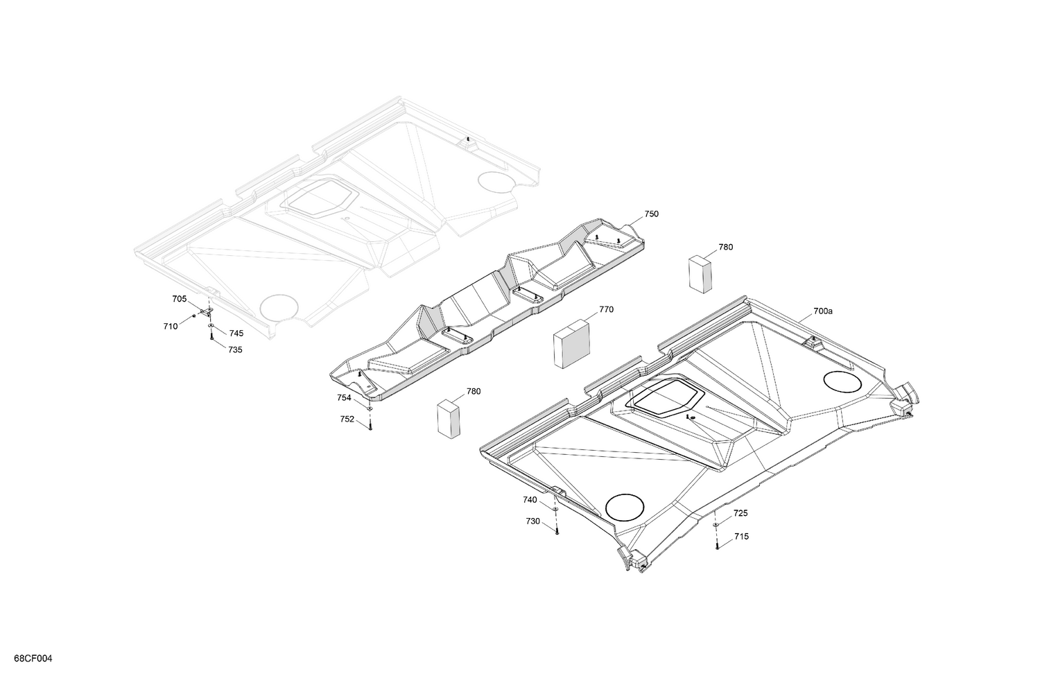 07- Enclosure Cab - Roof Liner