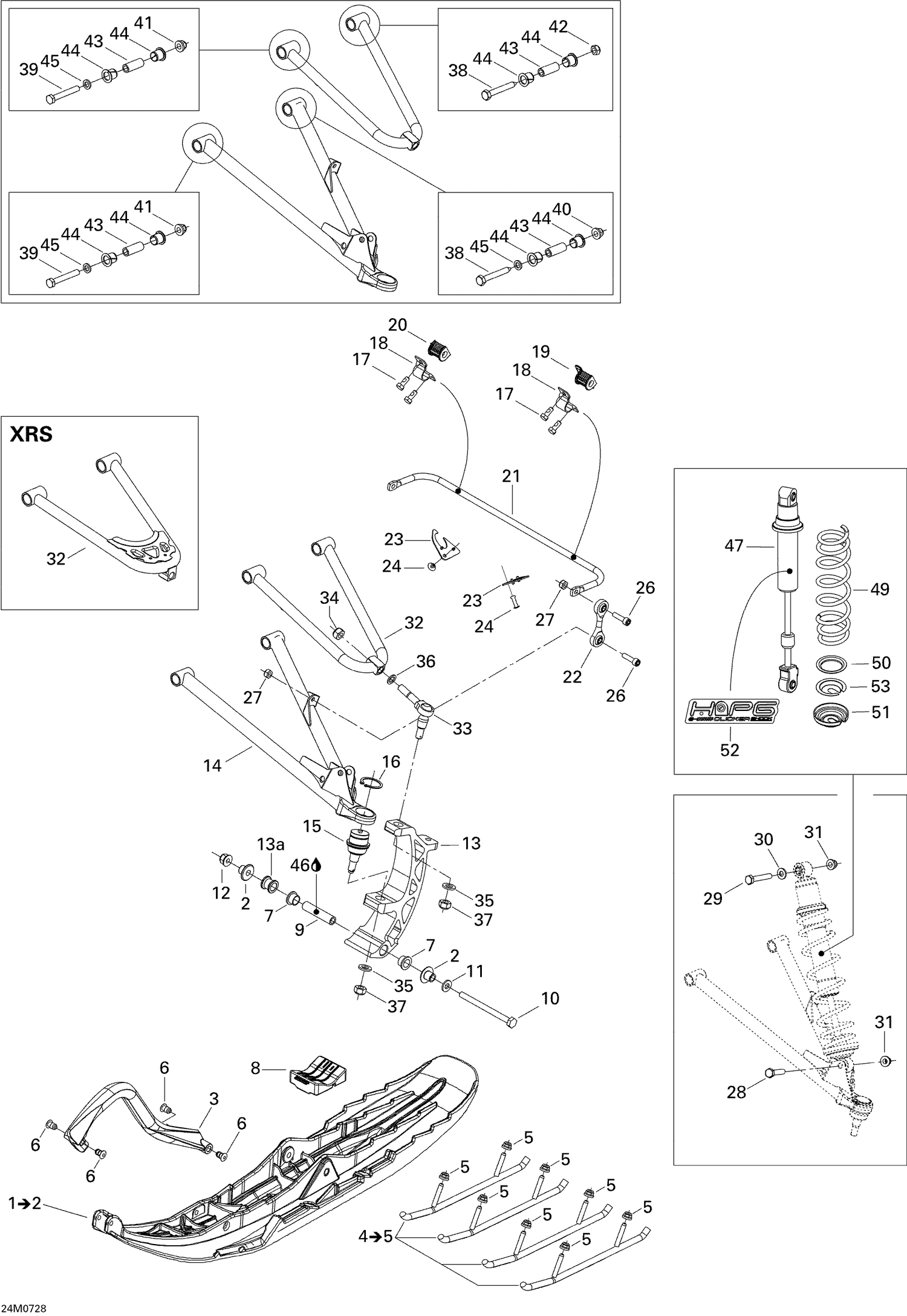 07- Front Suspension And Ski X