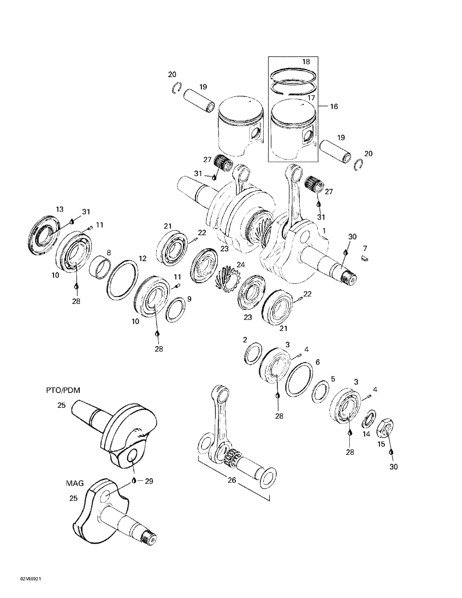01- Crankshaft And Pistons