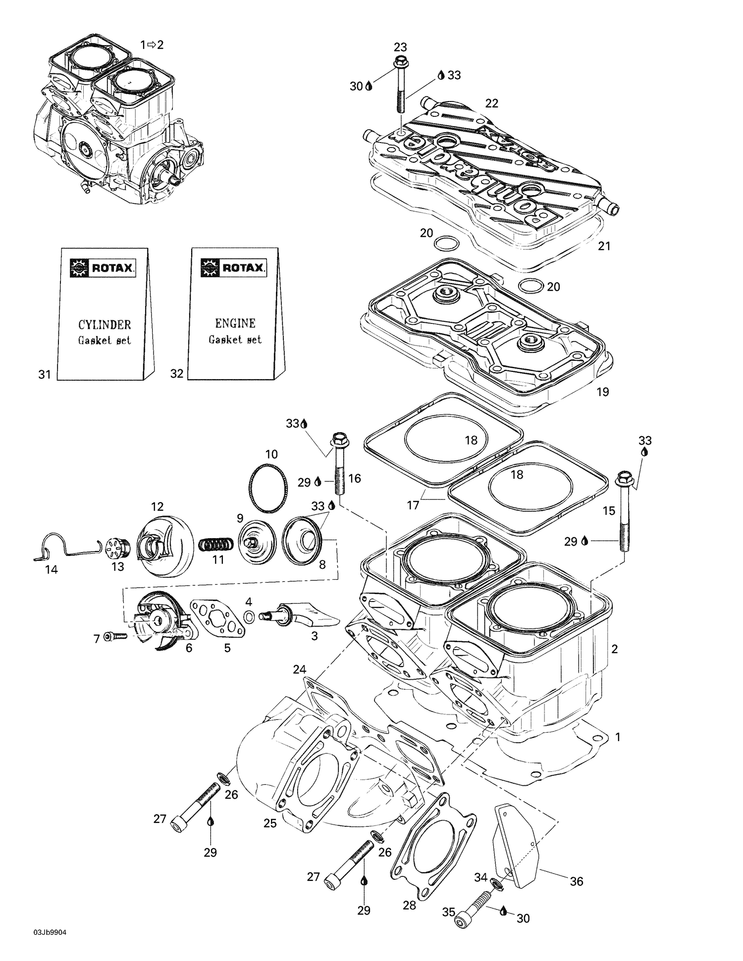 01- Cylinder, Exhaust Manifold