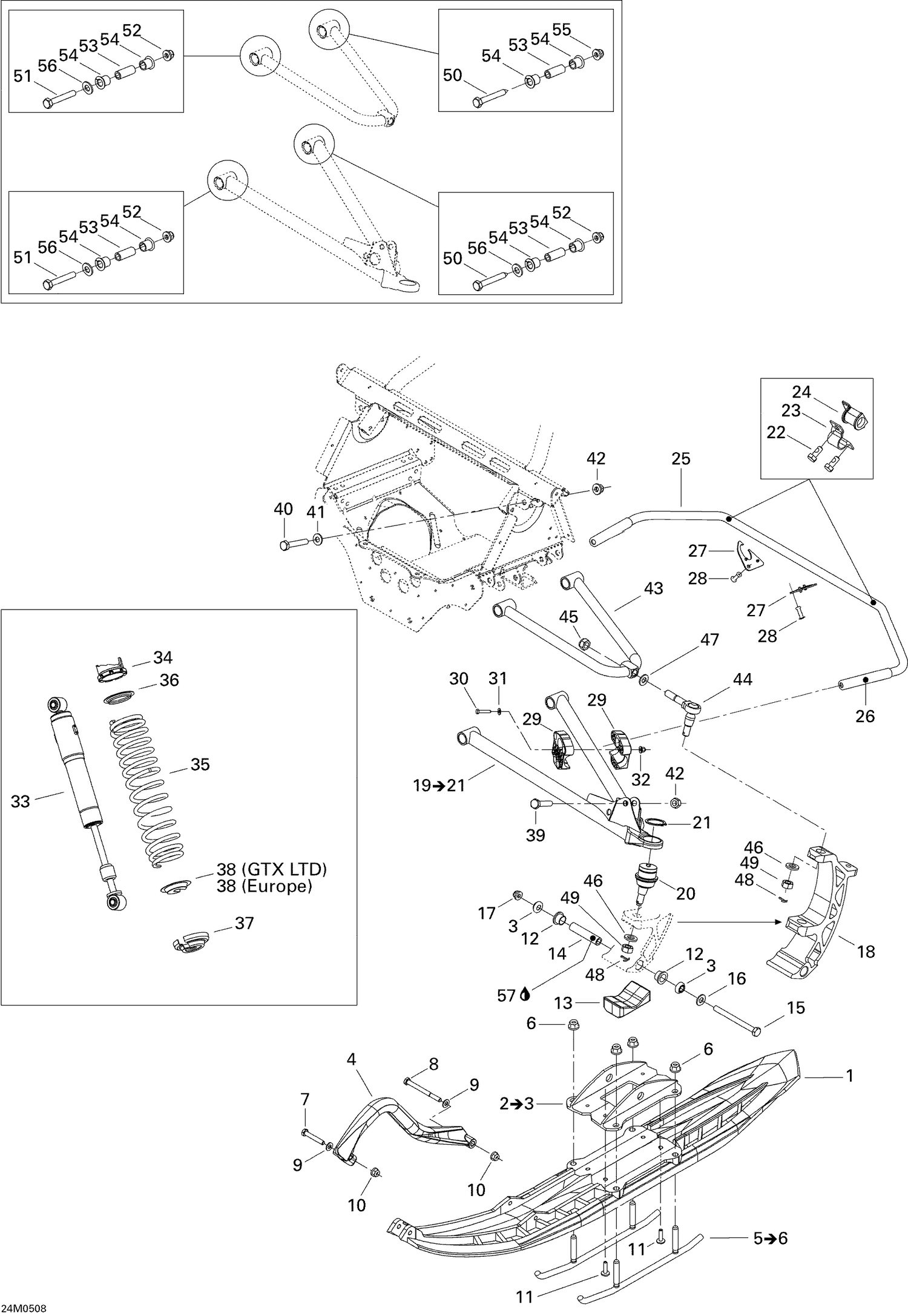 07- Front Suspension And Ski