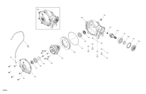 04- Drive - Front - Differential Parts Schematic
