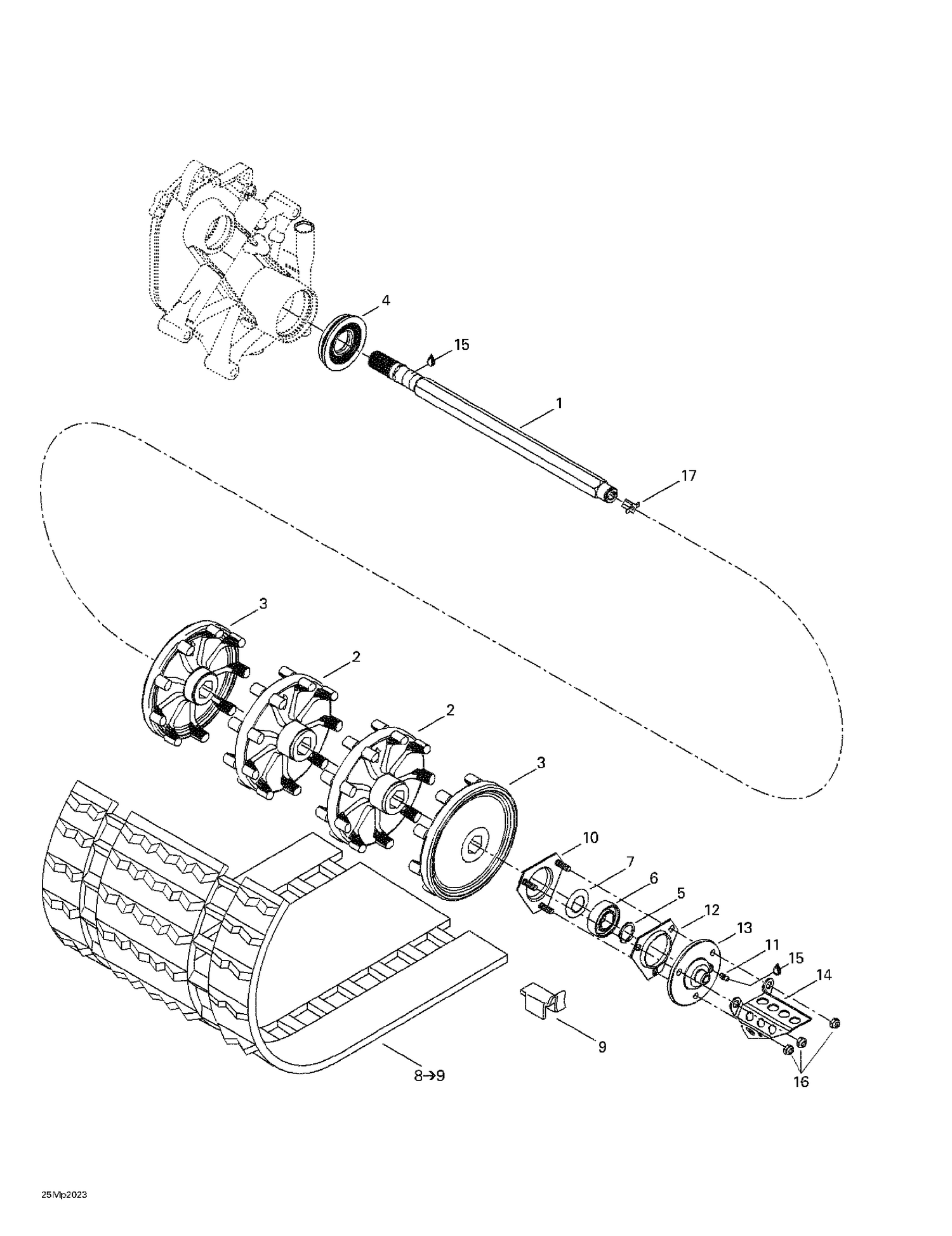 05- Drive Axle And Track