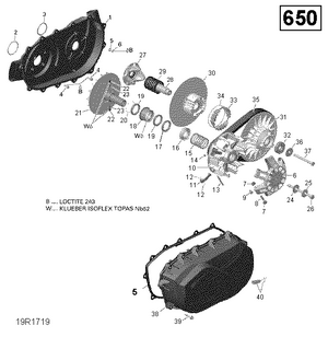 05- Transmission - 650 Efi Schematic