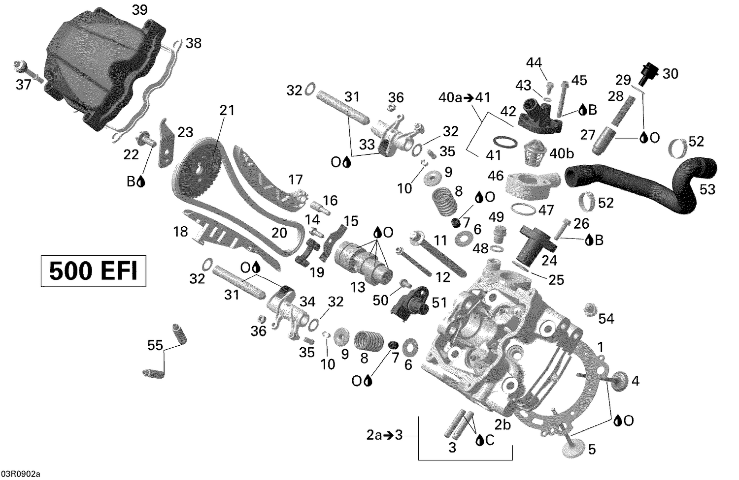 01- Cylinder Head, Front