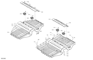 07- Cab Interior - Floor Schematic