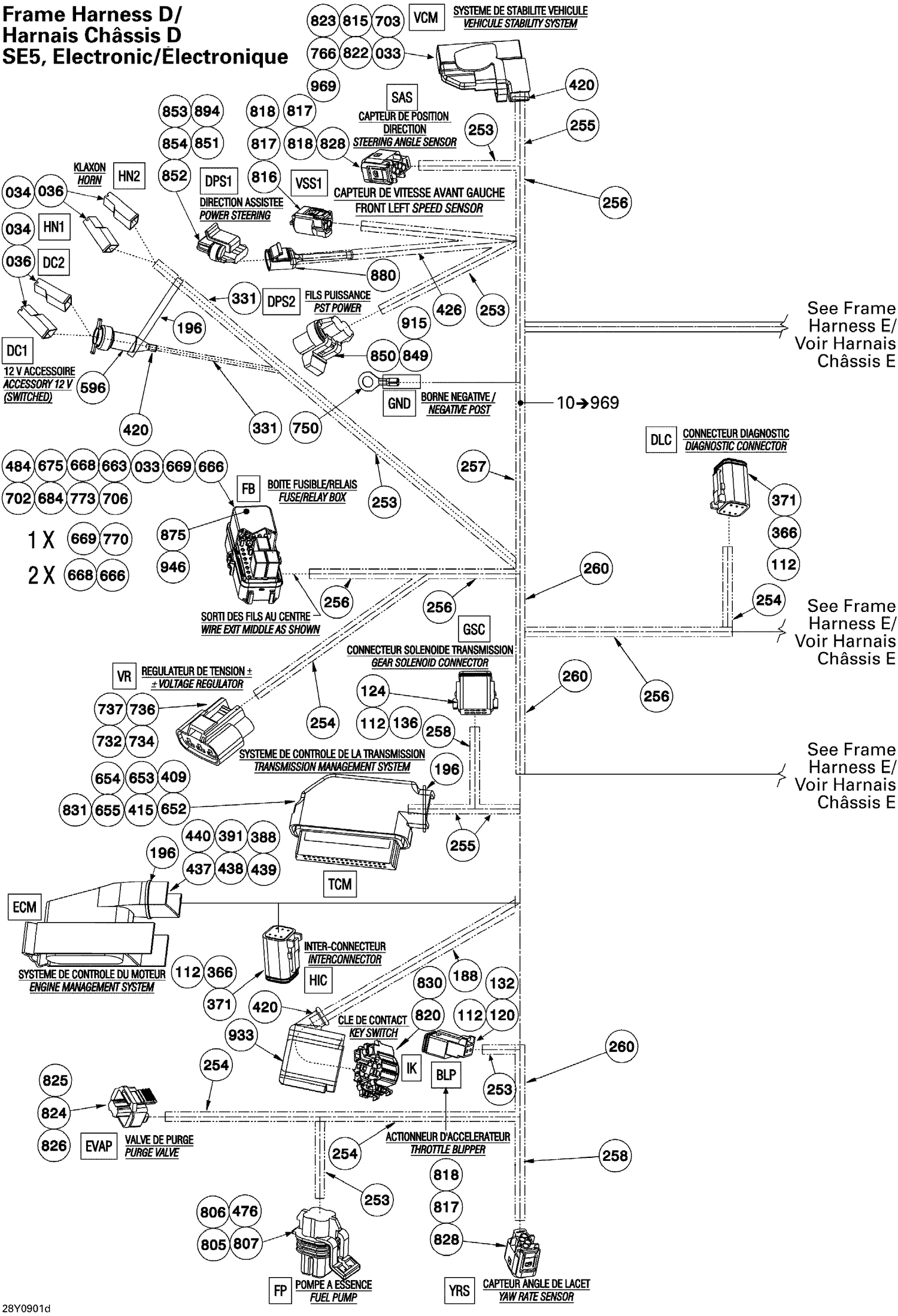 10- Frame Harness D_SE5 Electronic