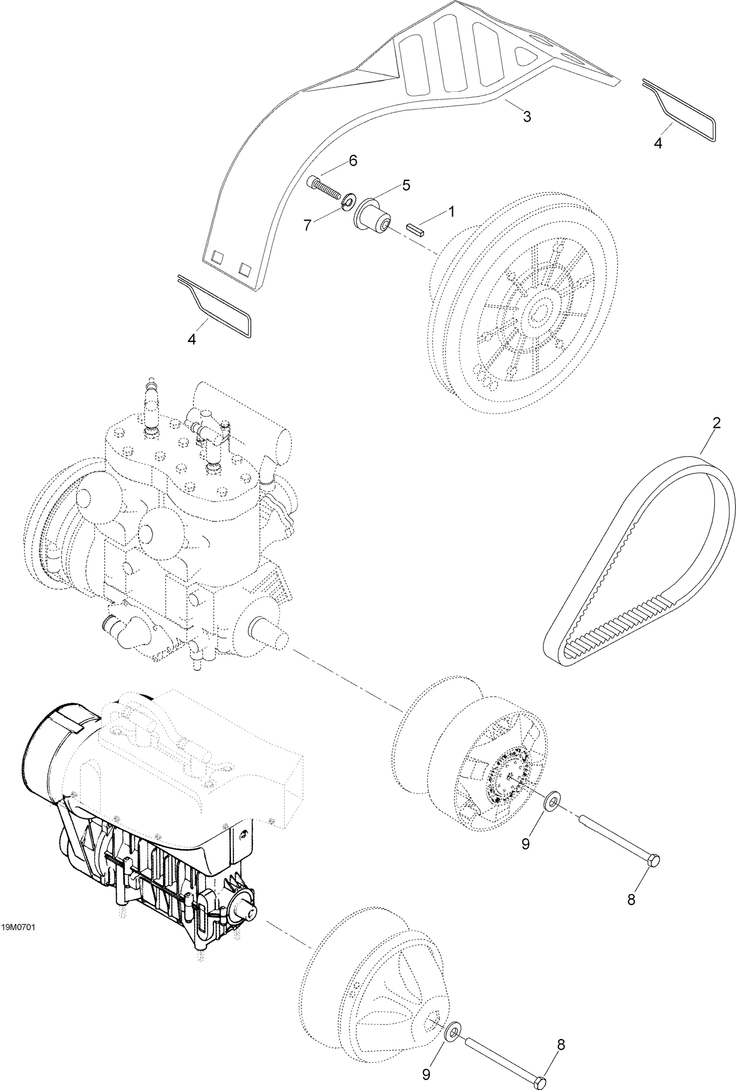 05- Pulley System 600 SUV