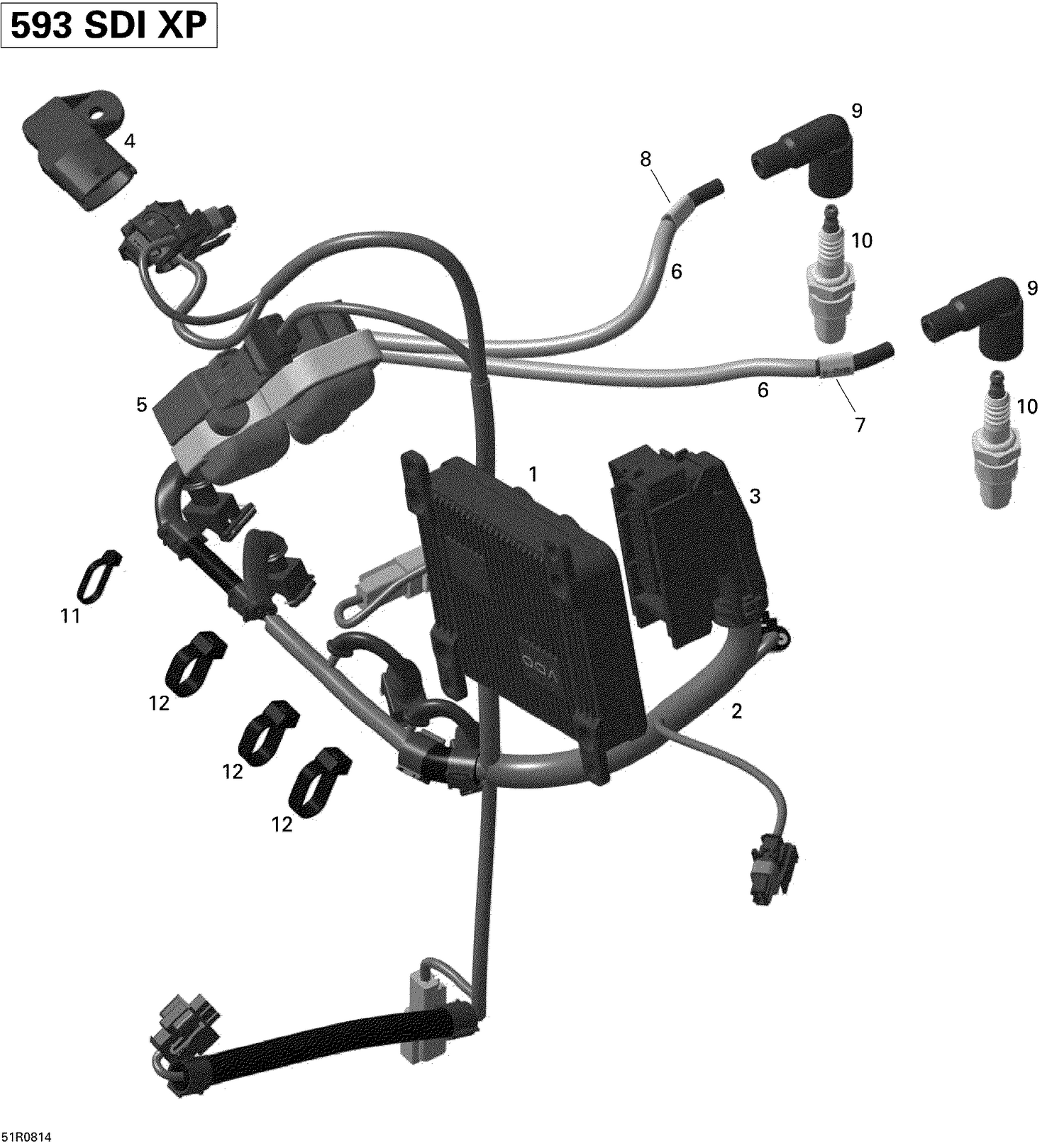 10- Engine Harness And Electronic Module