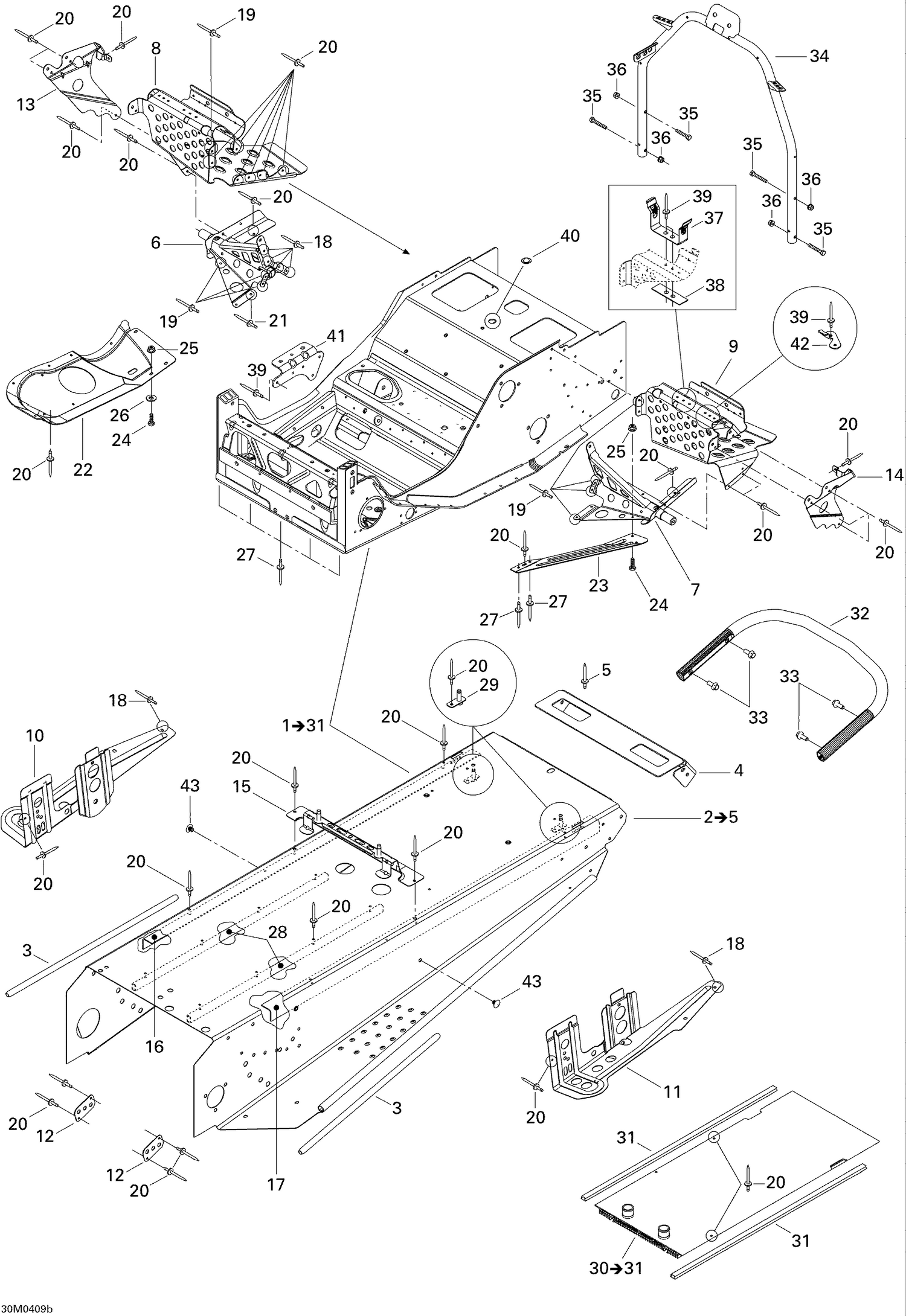 09- Frame (1 Passenger Seat)