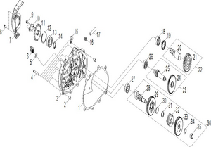 04- Drive - Transmission - 70 Efi Schematic