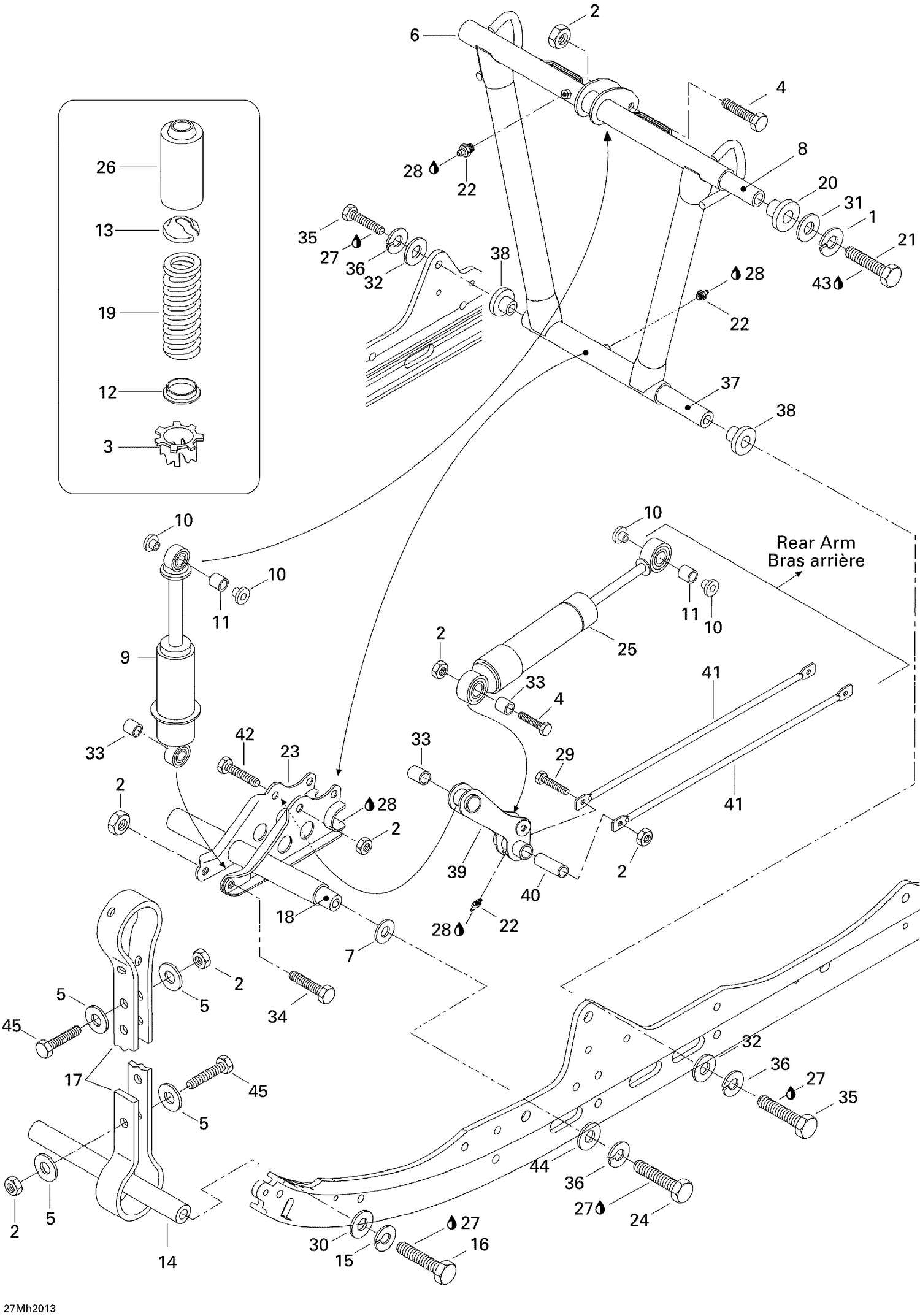 08- Front Arm, Rear Suspension