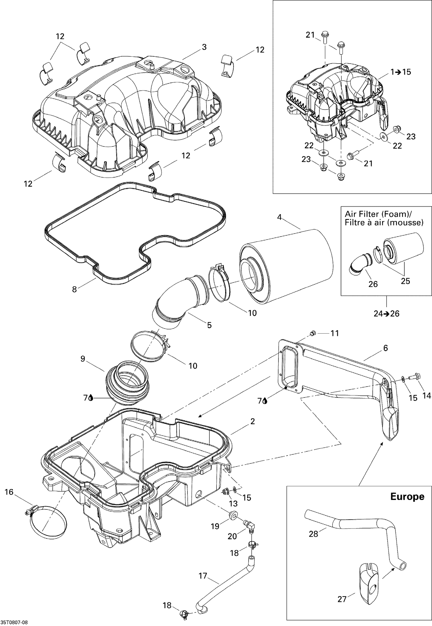 02- Air Intake Silencer