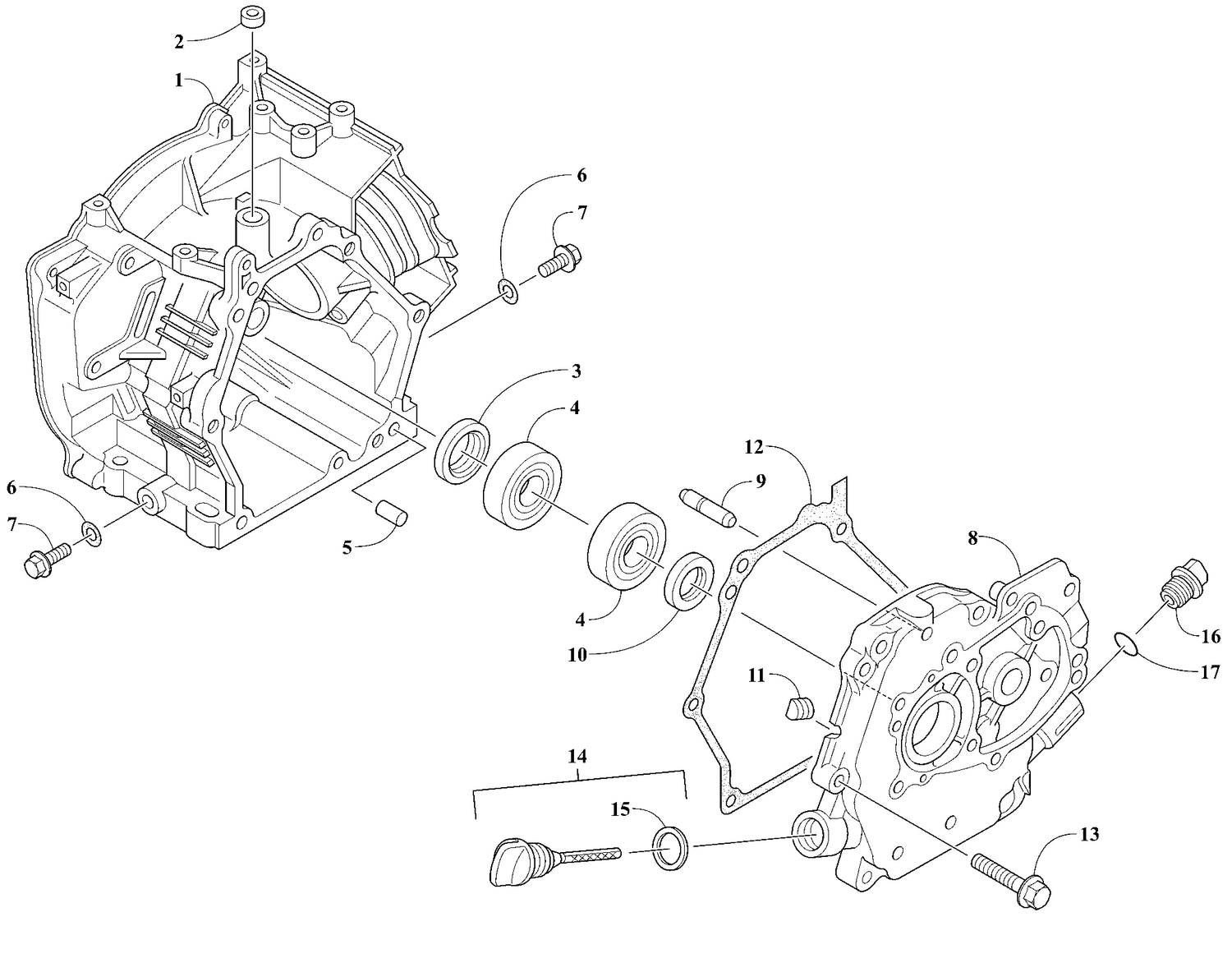 Engine - Crankcase and Cover