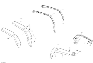 09- Body - Mudguard Front And Rear Schematic