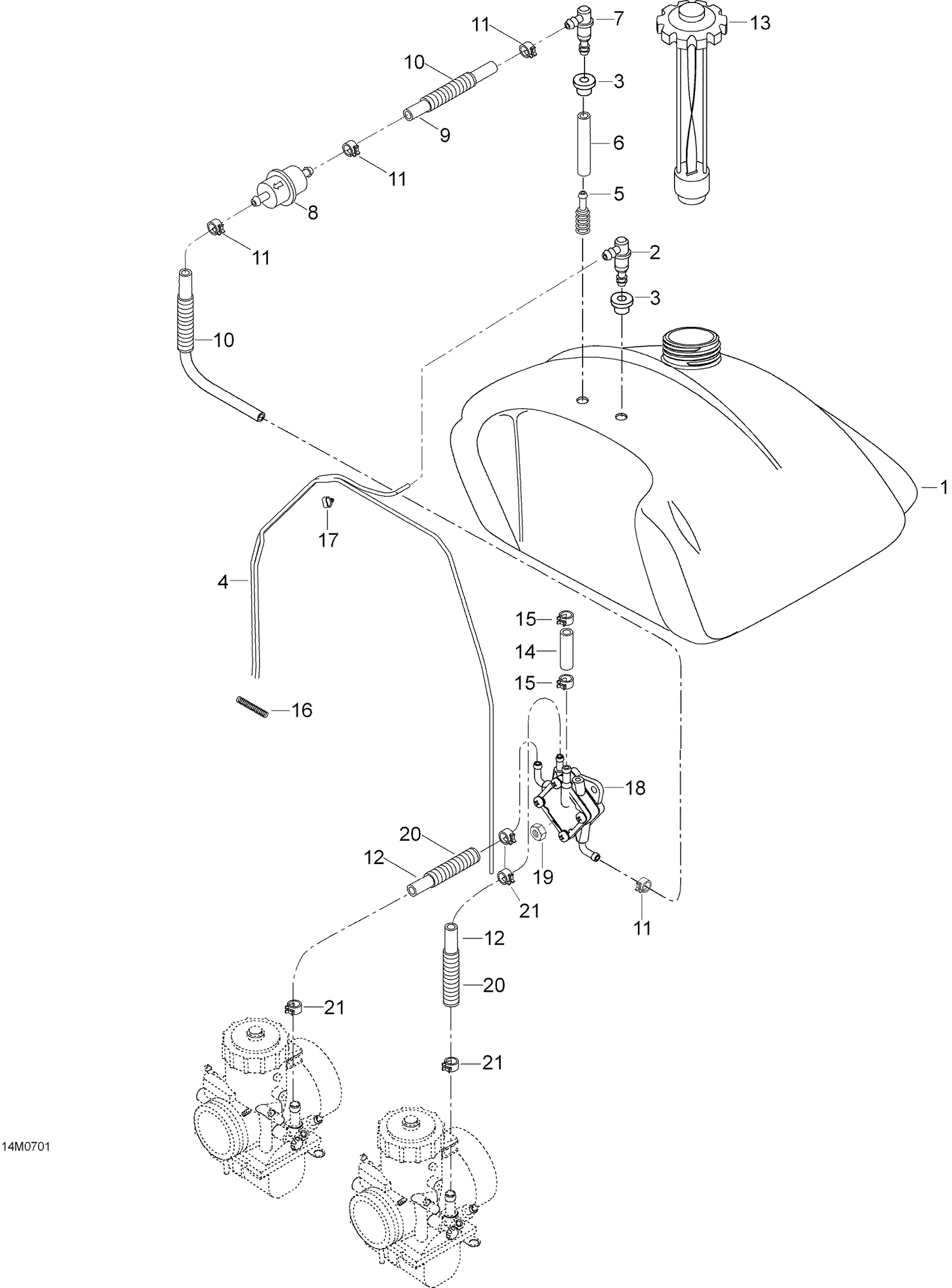 02- Fuel System 600 SUV