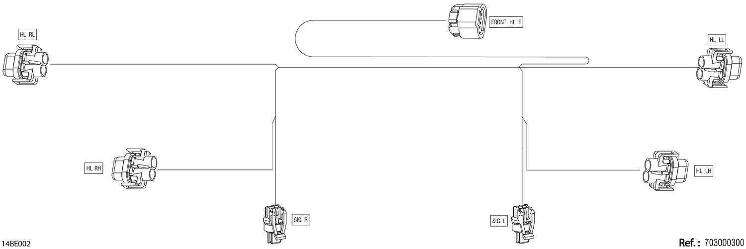 08- Electric - Front Wiring Harness - 710007441