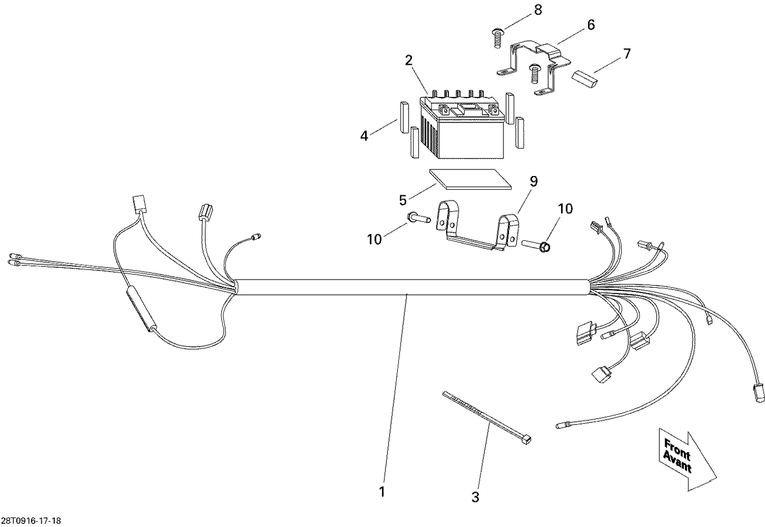 10- Main Harness and Battery