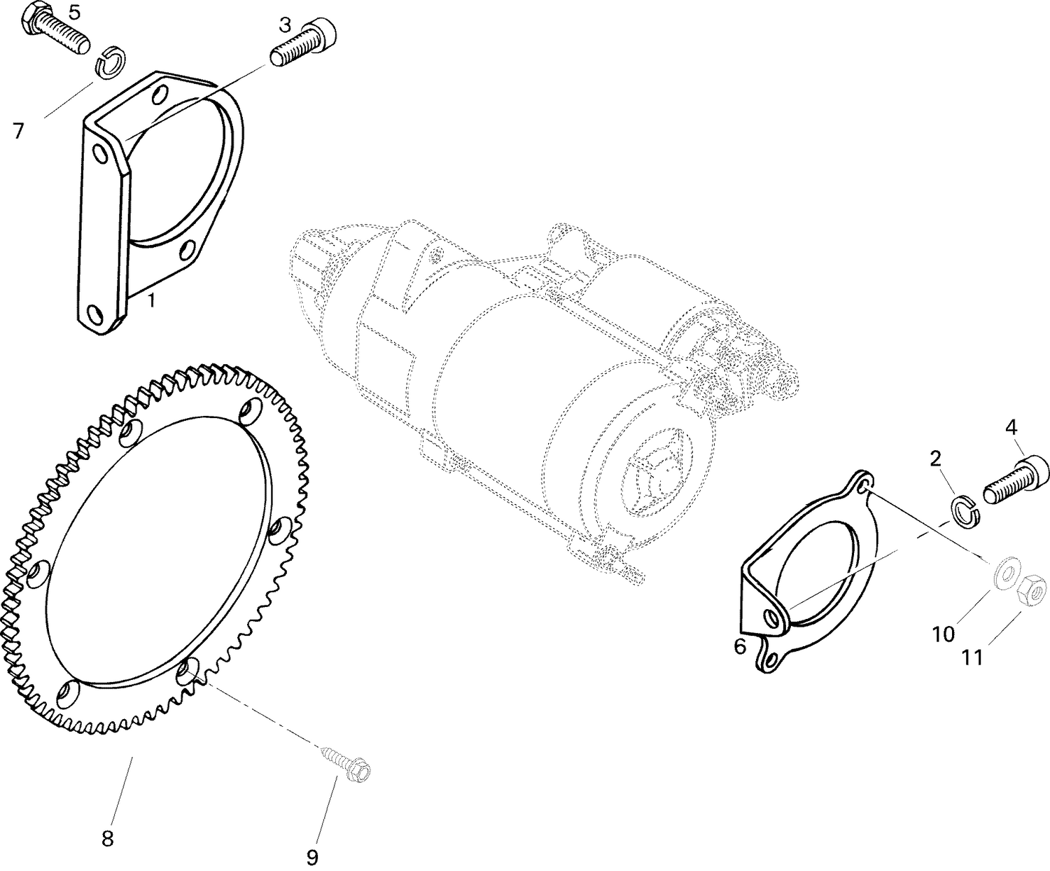 04- Electric Starter Bracket SLE