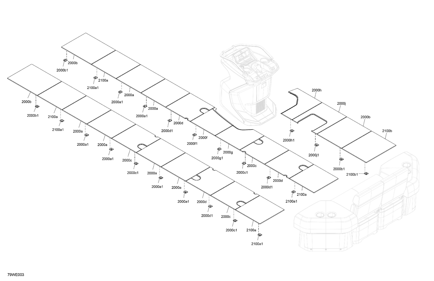 03- FLOORING - Deck Mat Kit
