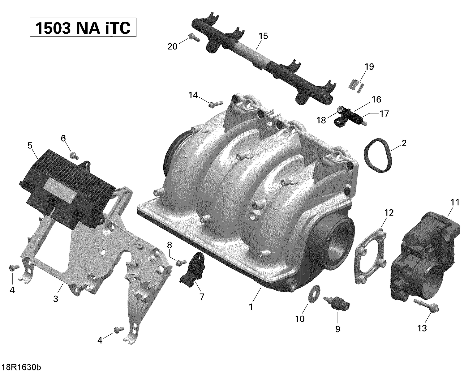 02- Air Intake Manifold and Throttle Body - 155