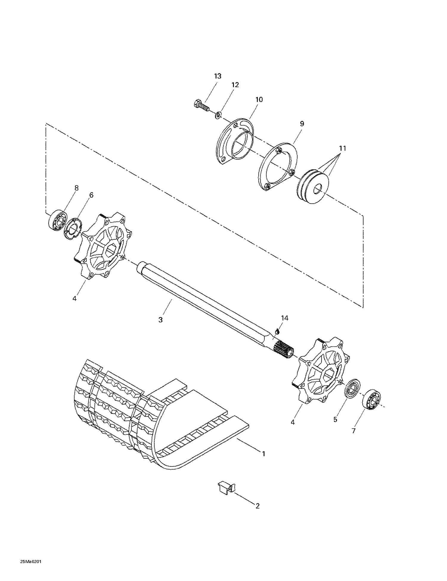 05- Drive Axle And Track