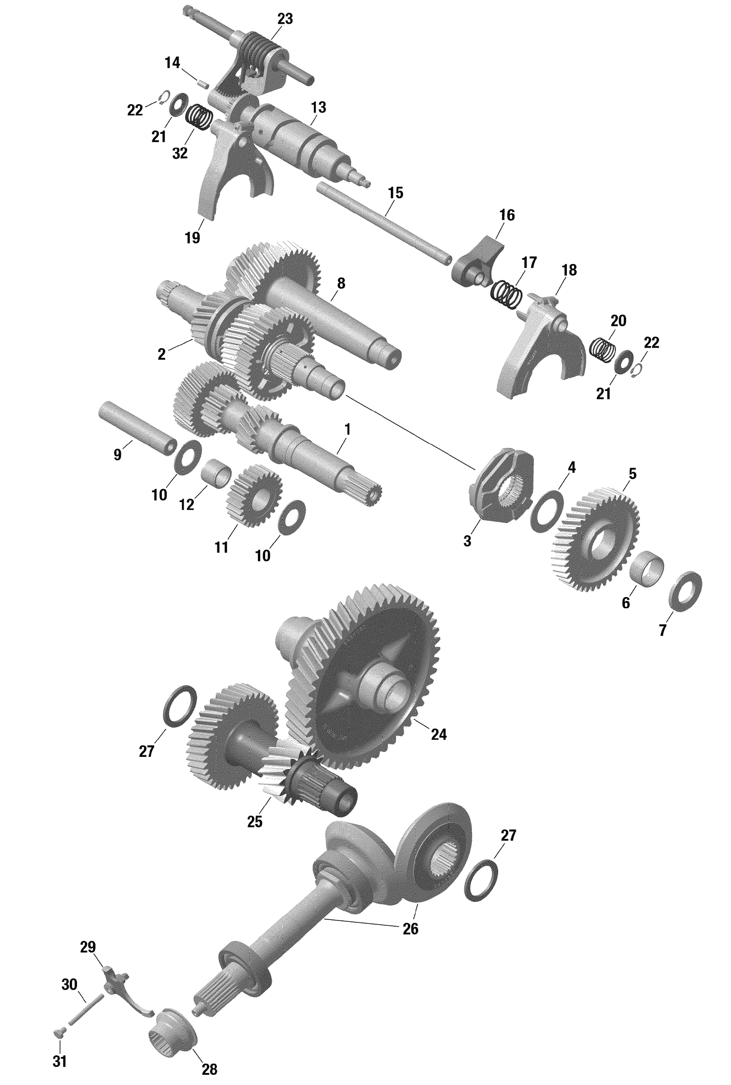 01- Rotax - Gear Box 2 - 506