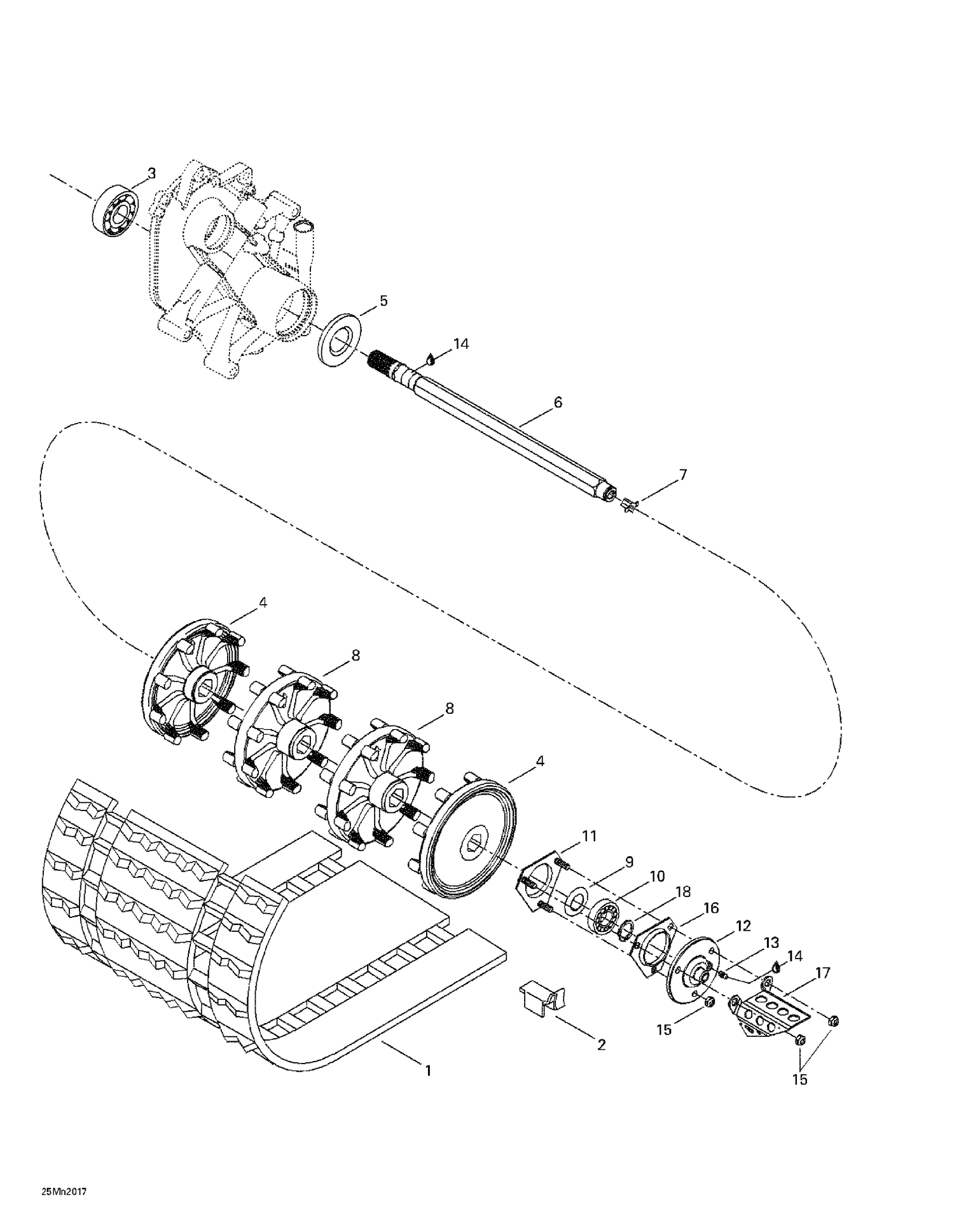 05- Drive Axle And Track