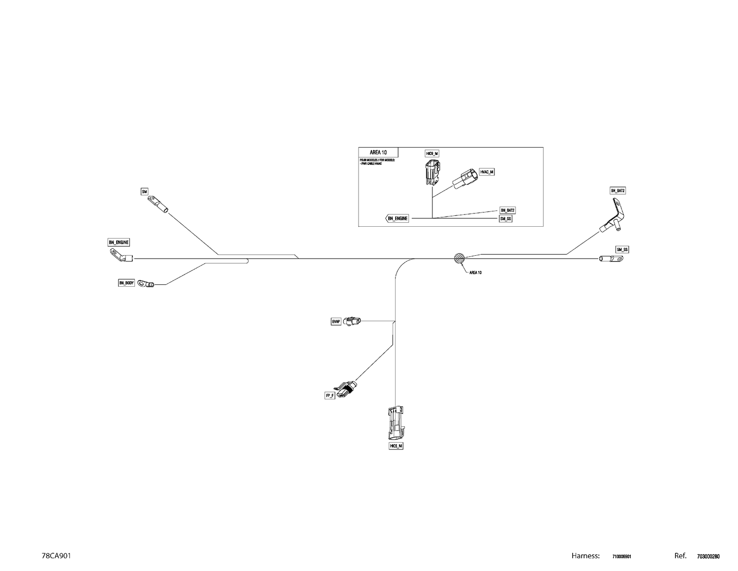 08- Electric - Wiring Harness Voltage Regulator - 710006901