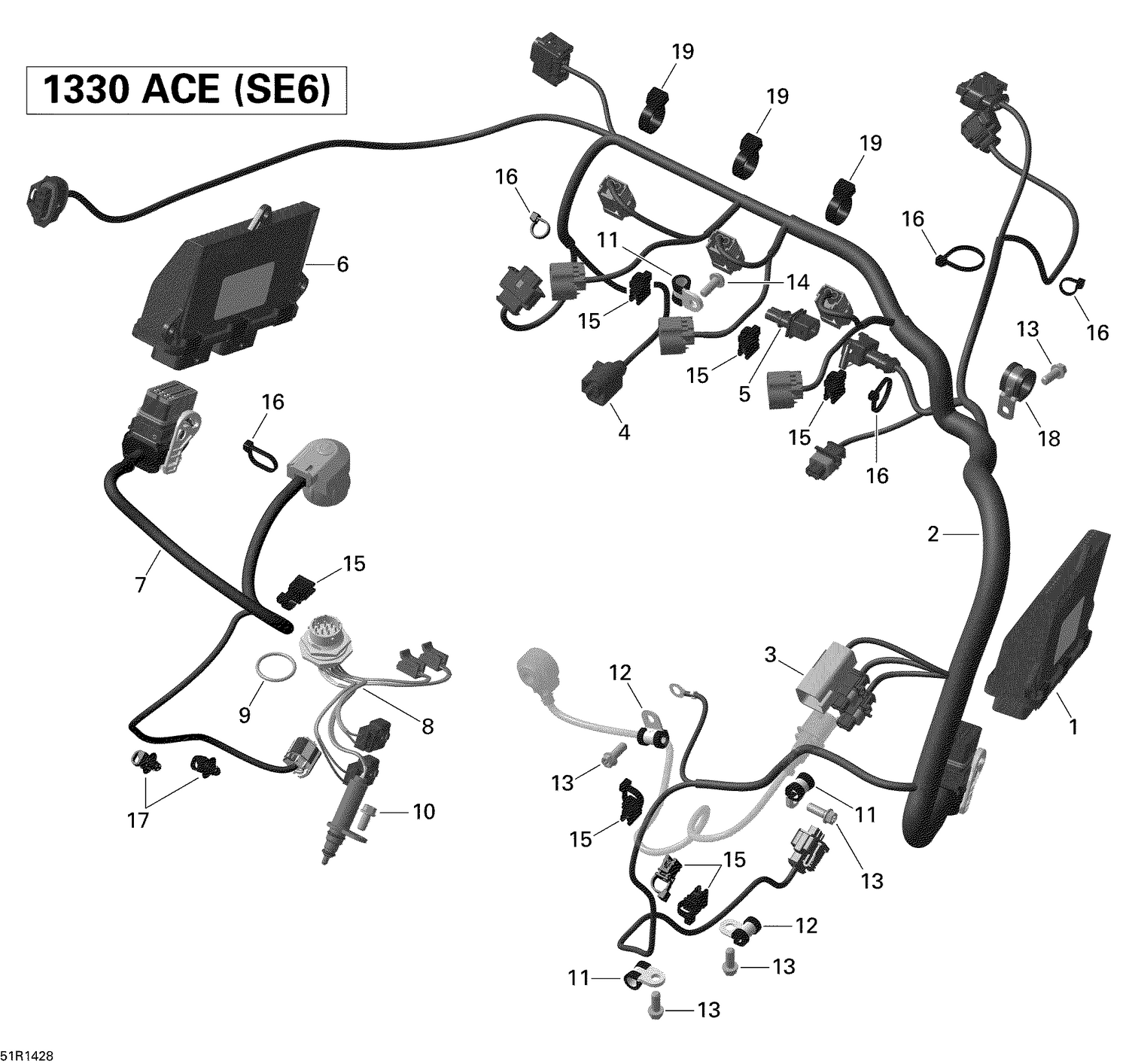 10- Engine Harness And Electronic Module