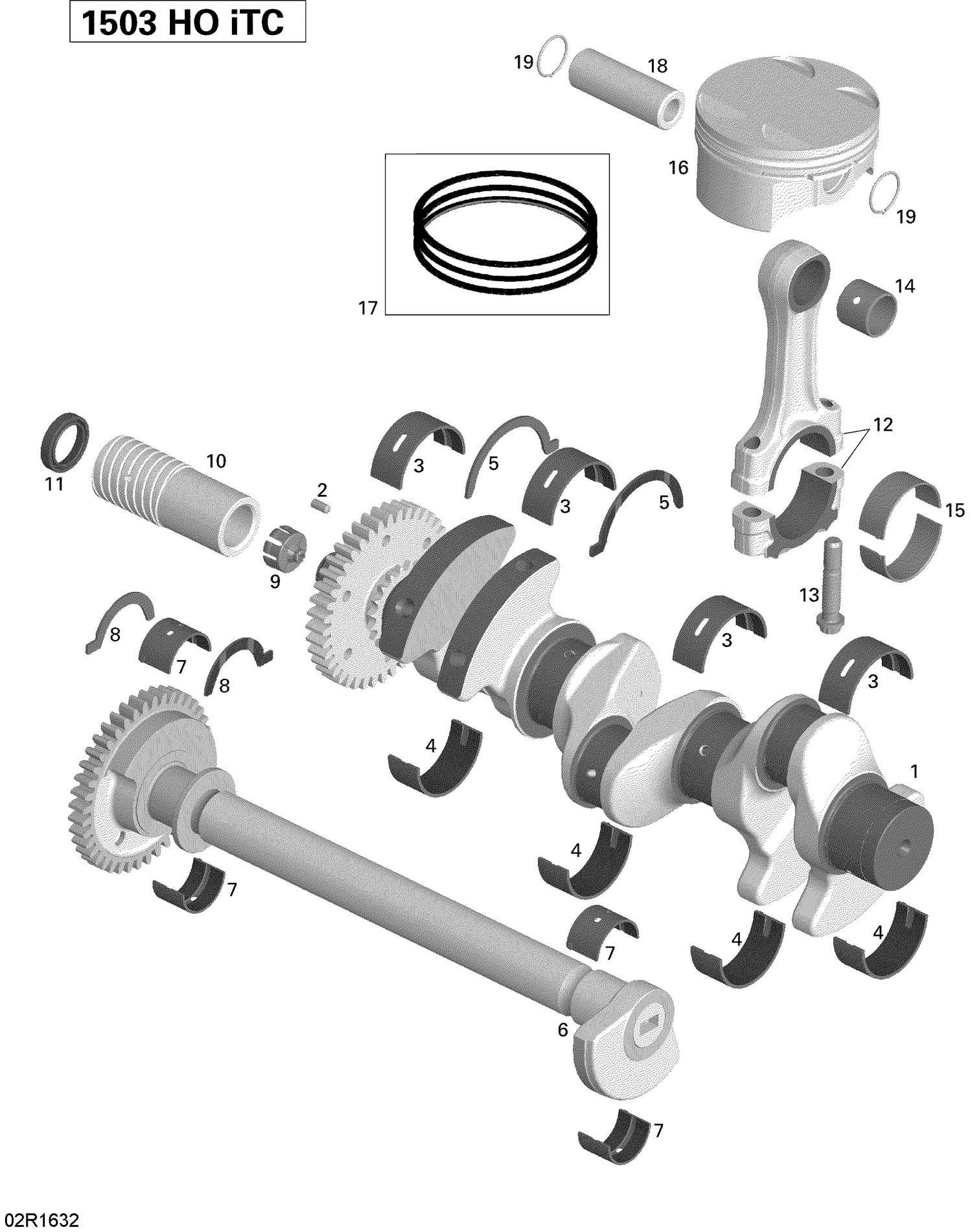 01- Crankshaft, Pistons and Balance Shaft - 260