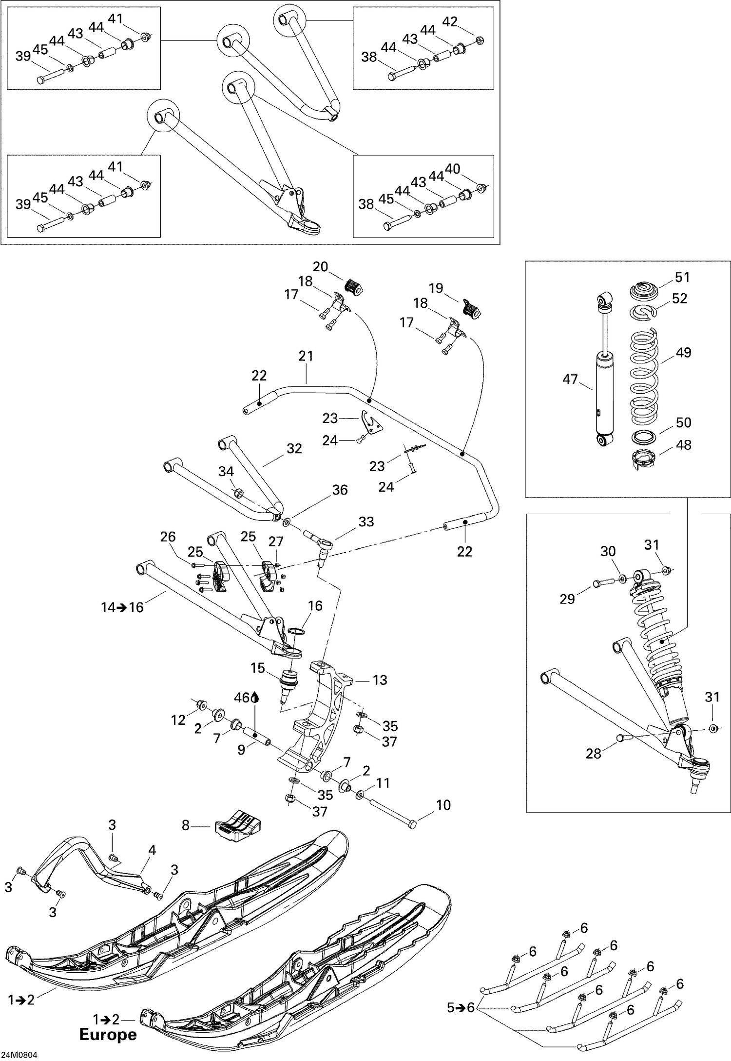 07- Front Suspension And Ski
