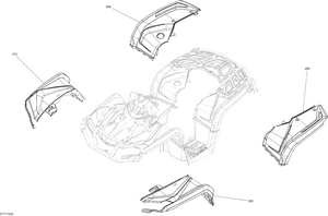 09- Body And Accessories - With Fenders All Models Schematic