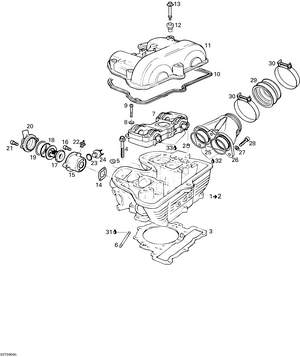 01- Cylinder Head Schematic