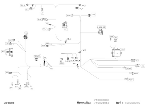 08- Electric - Main Harness - 710006658 Schematic