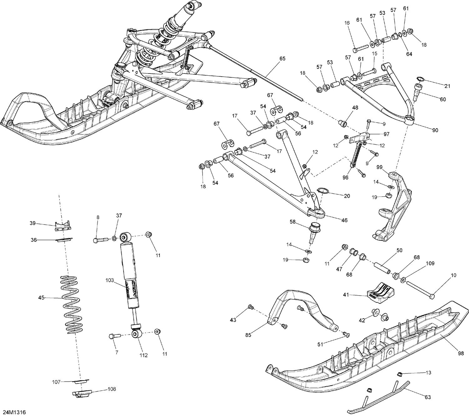 07- Front Suspension And Ski