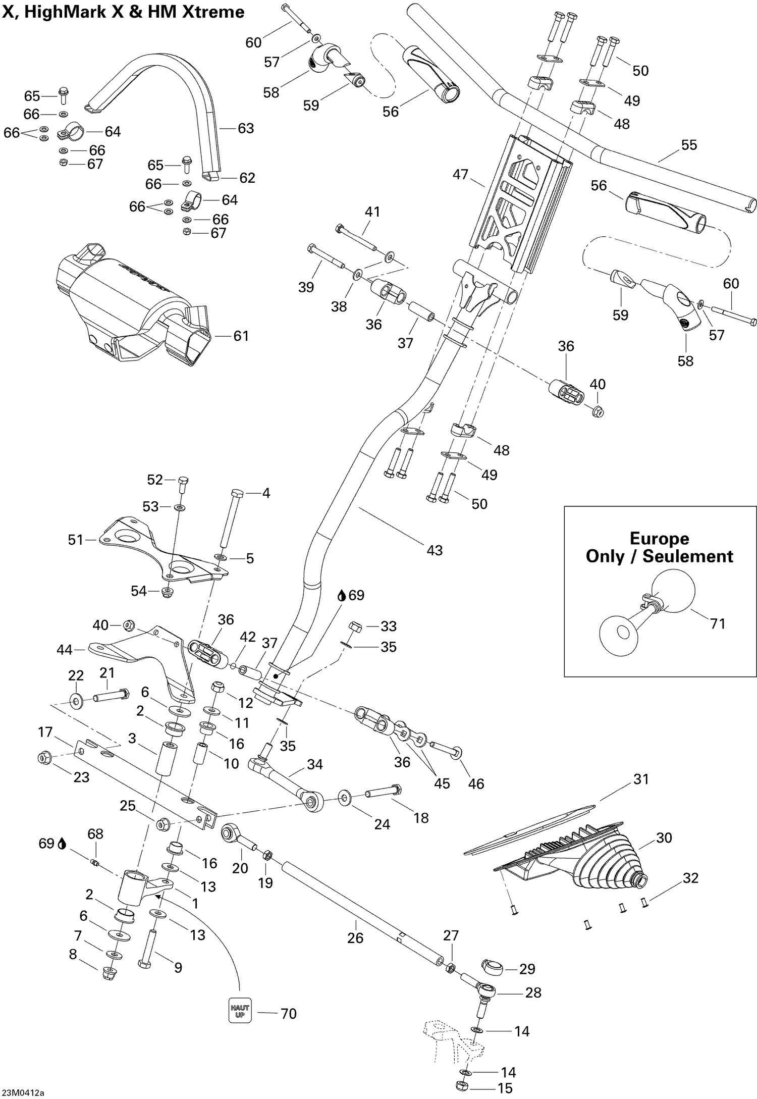 07- Steering System (X, Highmark X, HM Xtreme)
