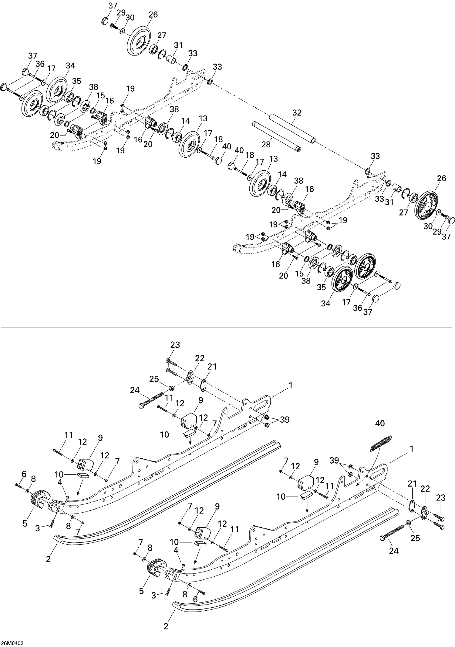 08- Rear Suspension (MX Z)
