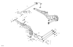 05- Suspension - Rear Components - 64in Schematic