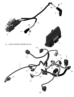 01- Rotax - Engine Harness And Electronic Module  - V3 Schematic