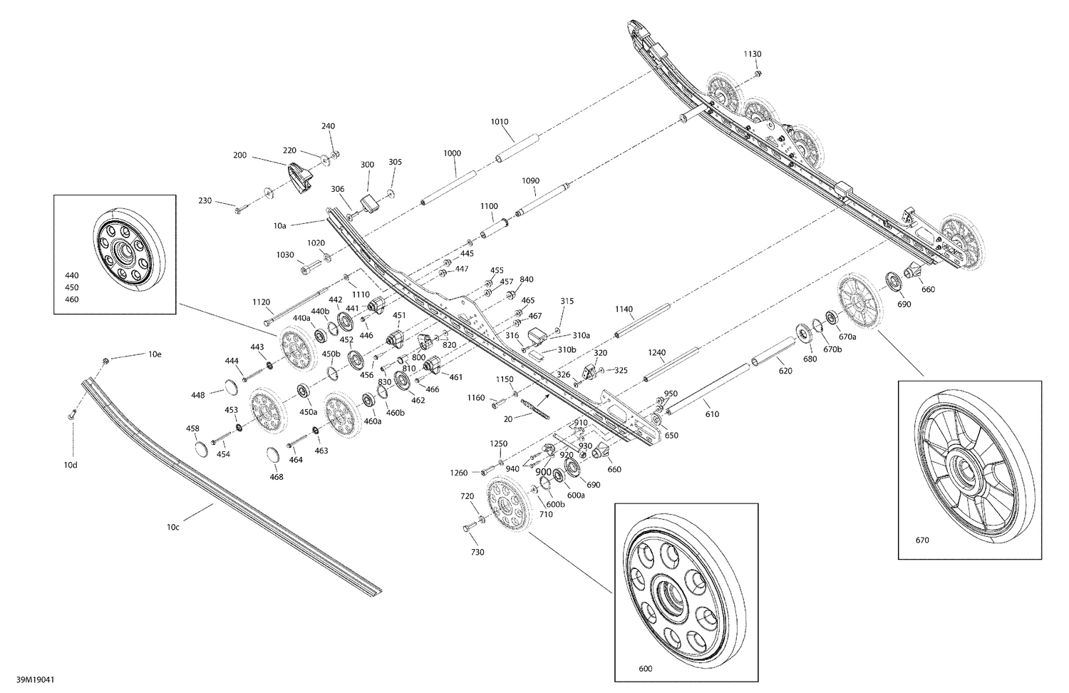 08- Rear Suspension - Enduro - Lower Section