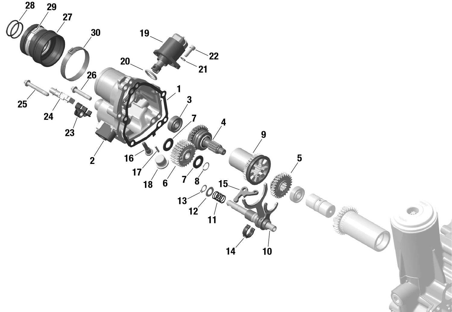 01- ROTAX - iDF Gearbox