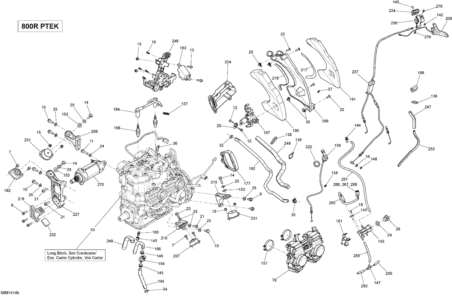 01- Engine And Engine Support 800R