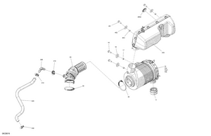 02- Engine - Air Intake - No Evap Schematic