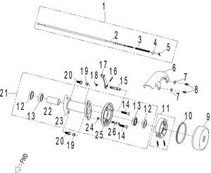 03- Mechanic - Rear Brake 70 Schematic