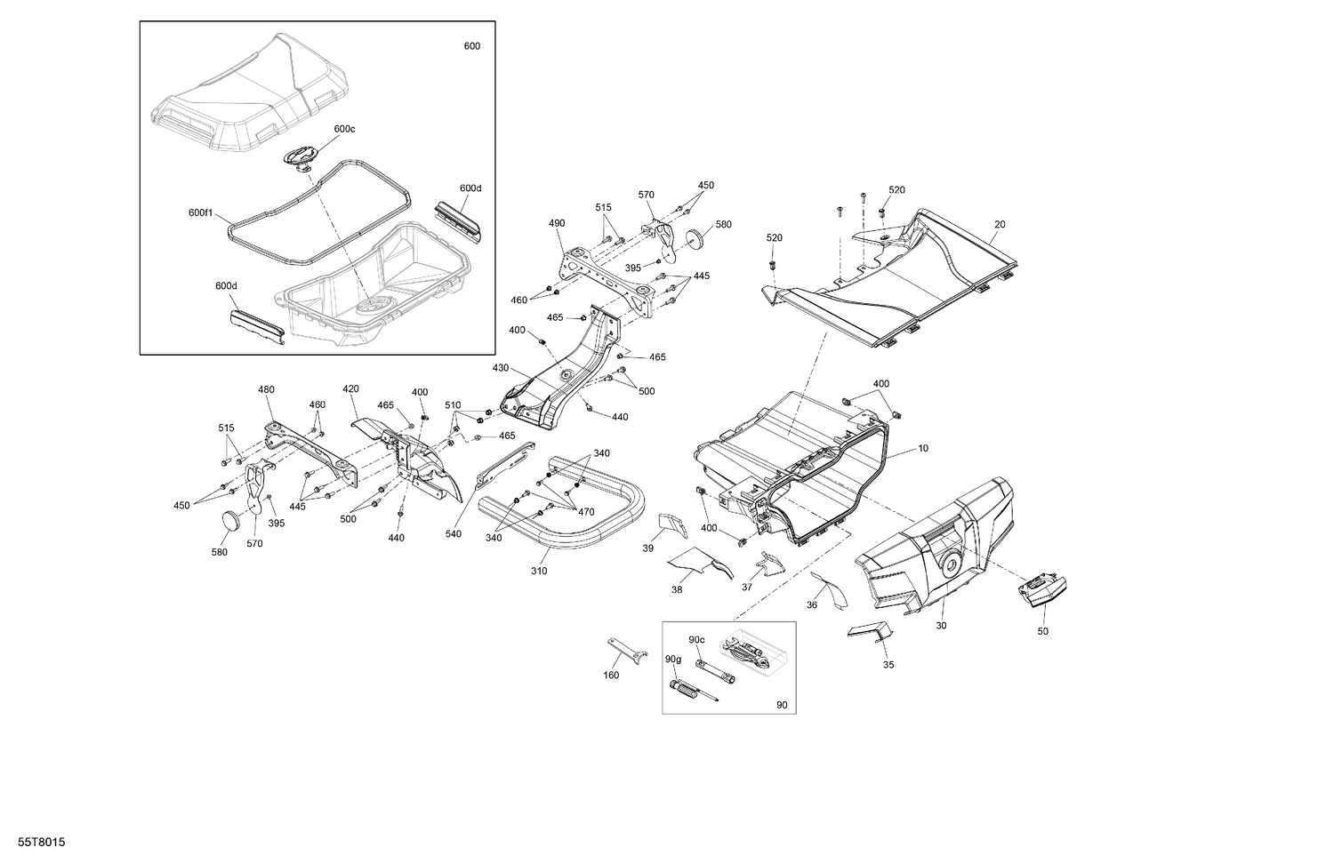 07- Body - Rear Storage Tray