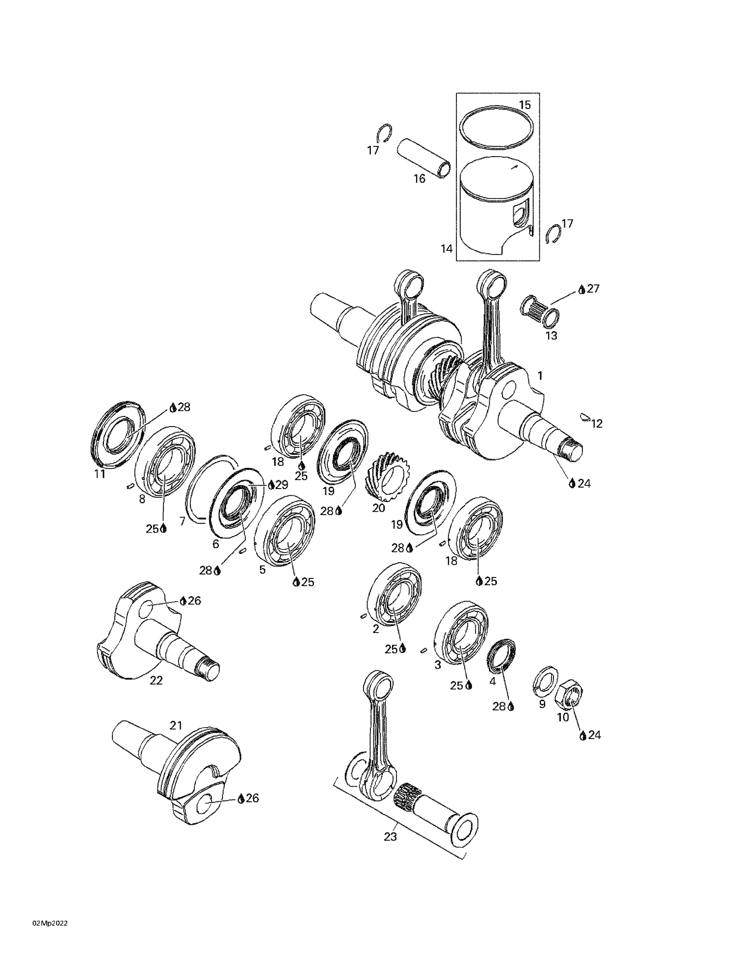 01- Crankshaft And Pistons