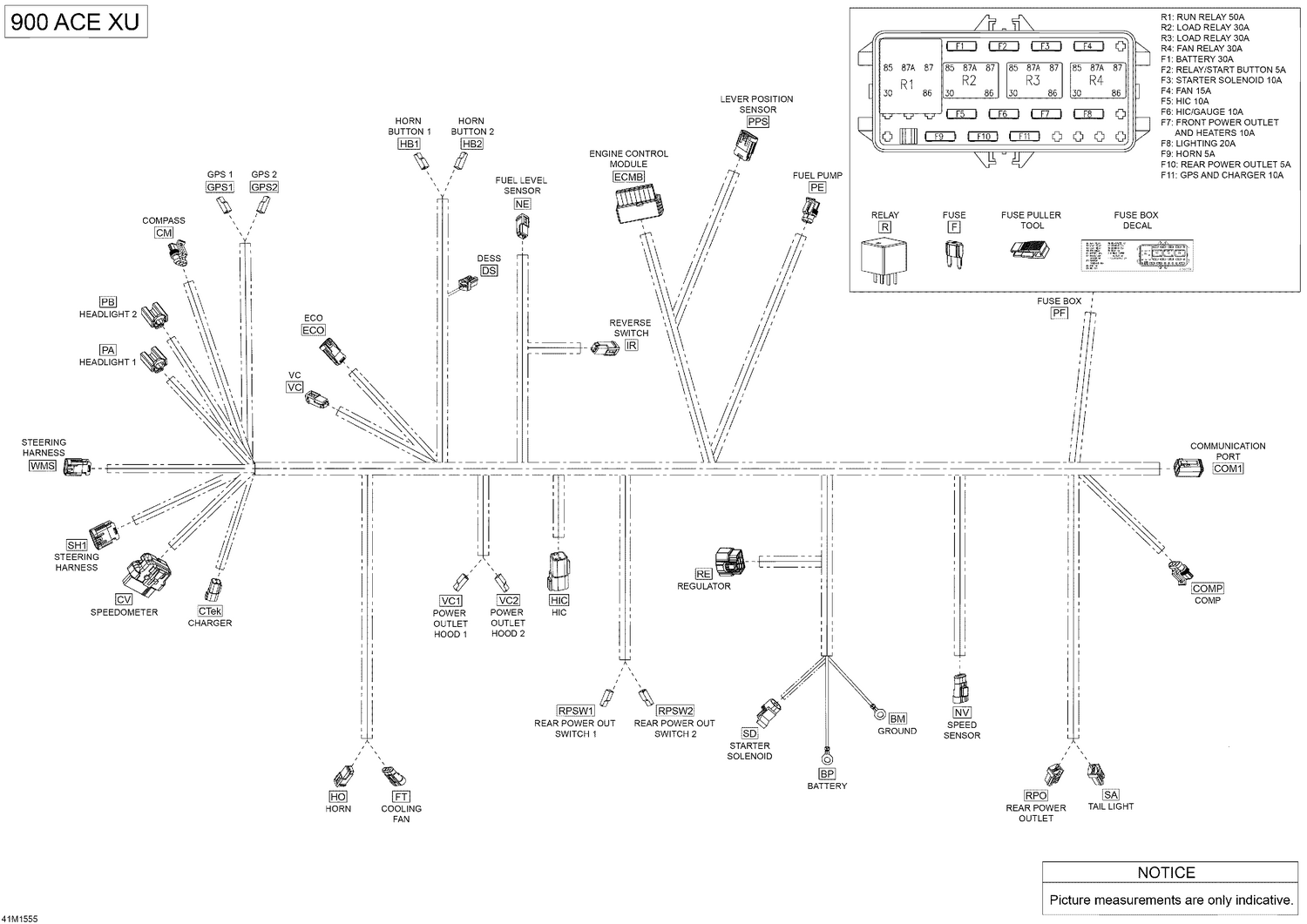 10- Electrical Harness _41M1555