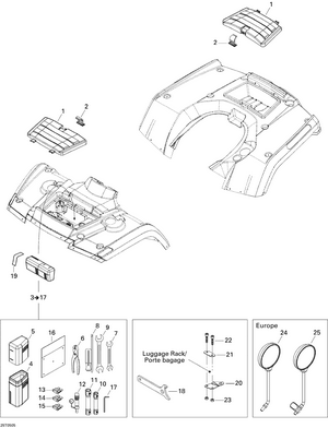 09- Front And Rear Trays Schematic