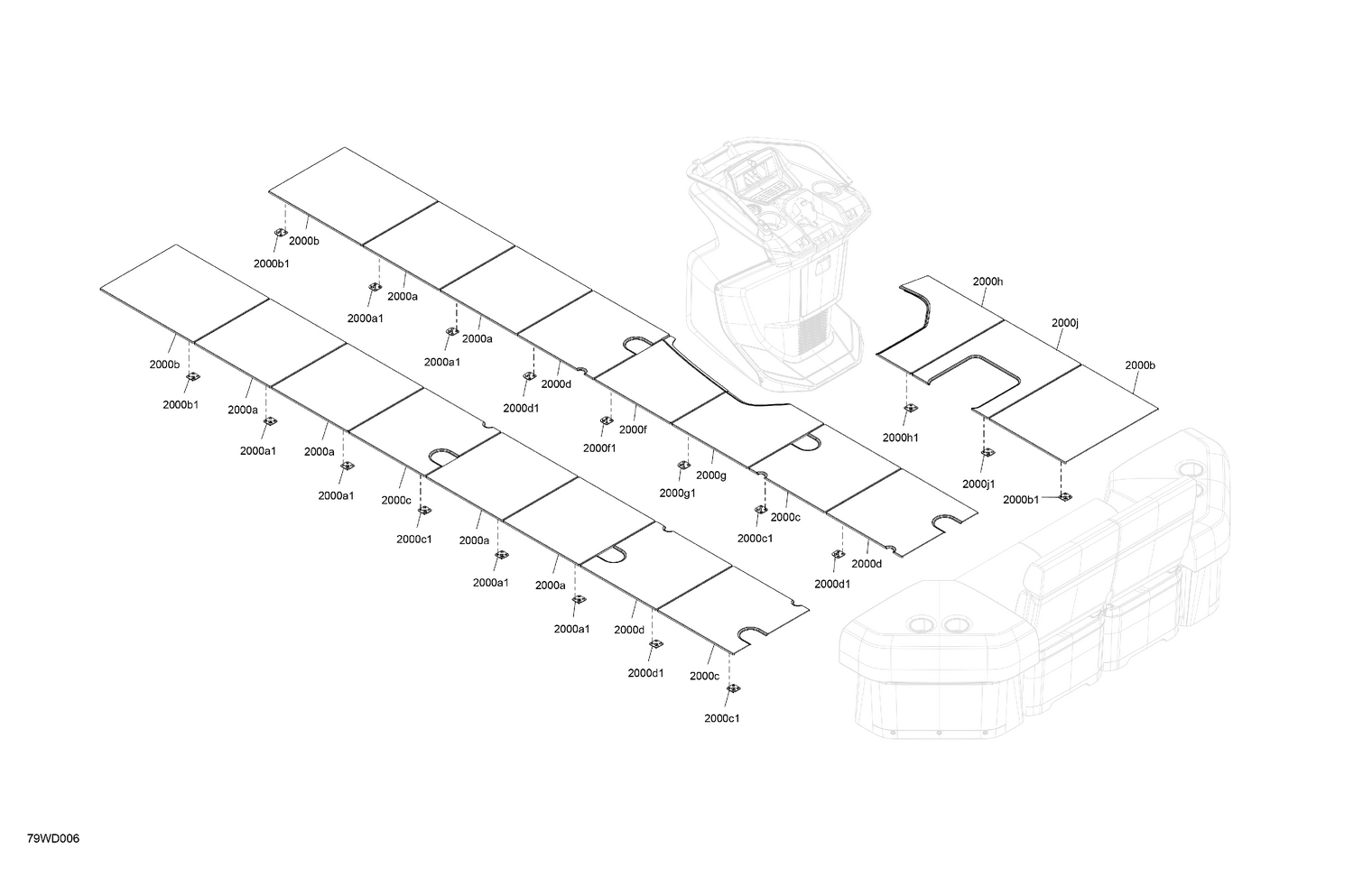 03- FLOORING - Deck Mat Kit